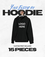 Hoodie Bundle – 15 Custom Hoodies + Design Print Included