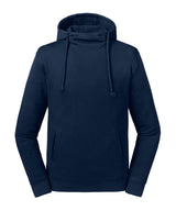 Pure organic high collar hooded sweatshirt
