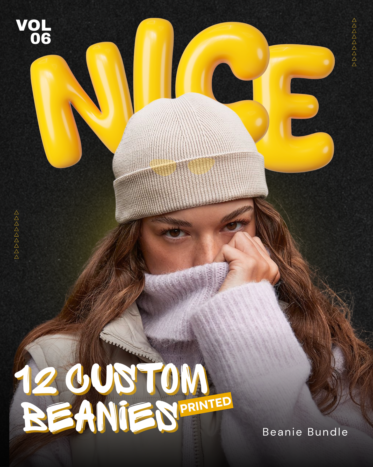 Beanie Bundle – 12 Custom Beanies + Print Included