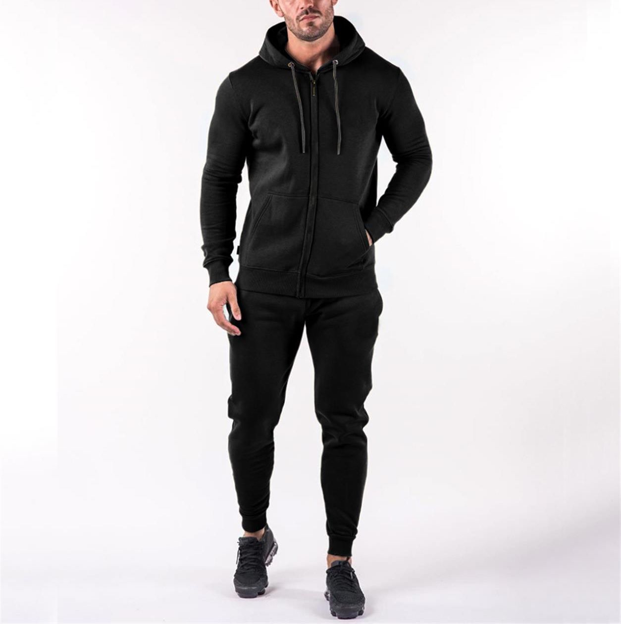 ZIP UP HOODED AND POCKET TRACKSUIT - Vinylise Printing